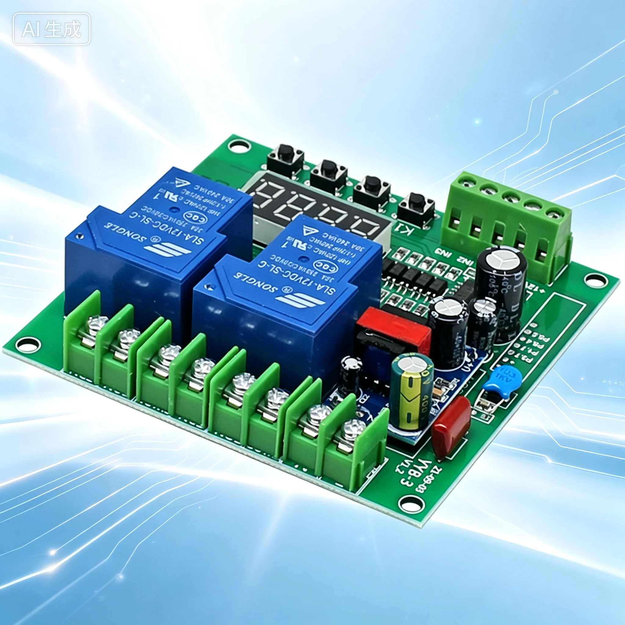 Timer for Dual Channel AC220V Motor Forward Reverse Module