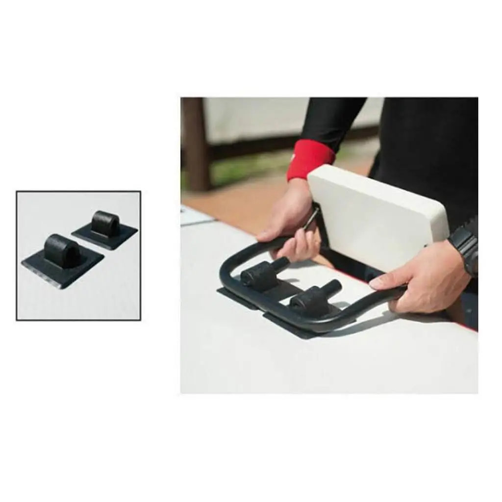 Kayak Motor Stand Holder PP Material Boat Gadget Accessory Mounting Clips for Pontoon Fishing Kayak