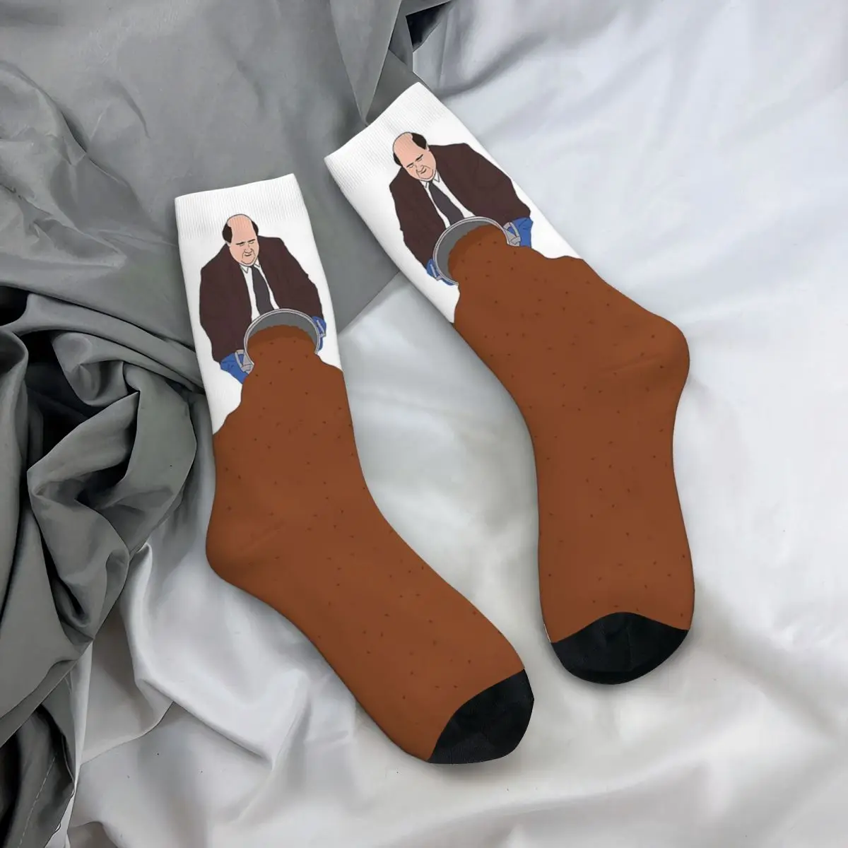 Cozy Socks The Office Kevin's Kevin Famous Chili Designed Socks Accessories Soft High Quality Socks All Season