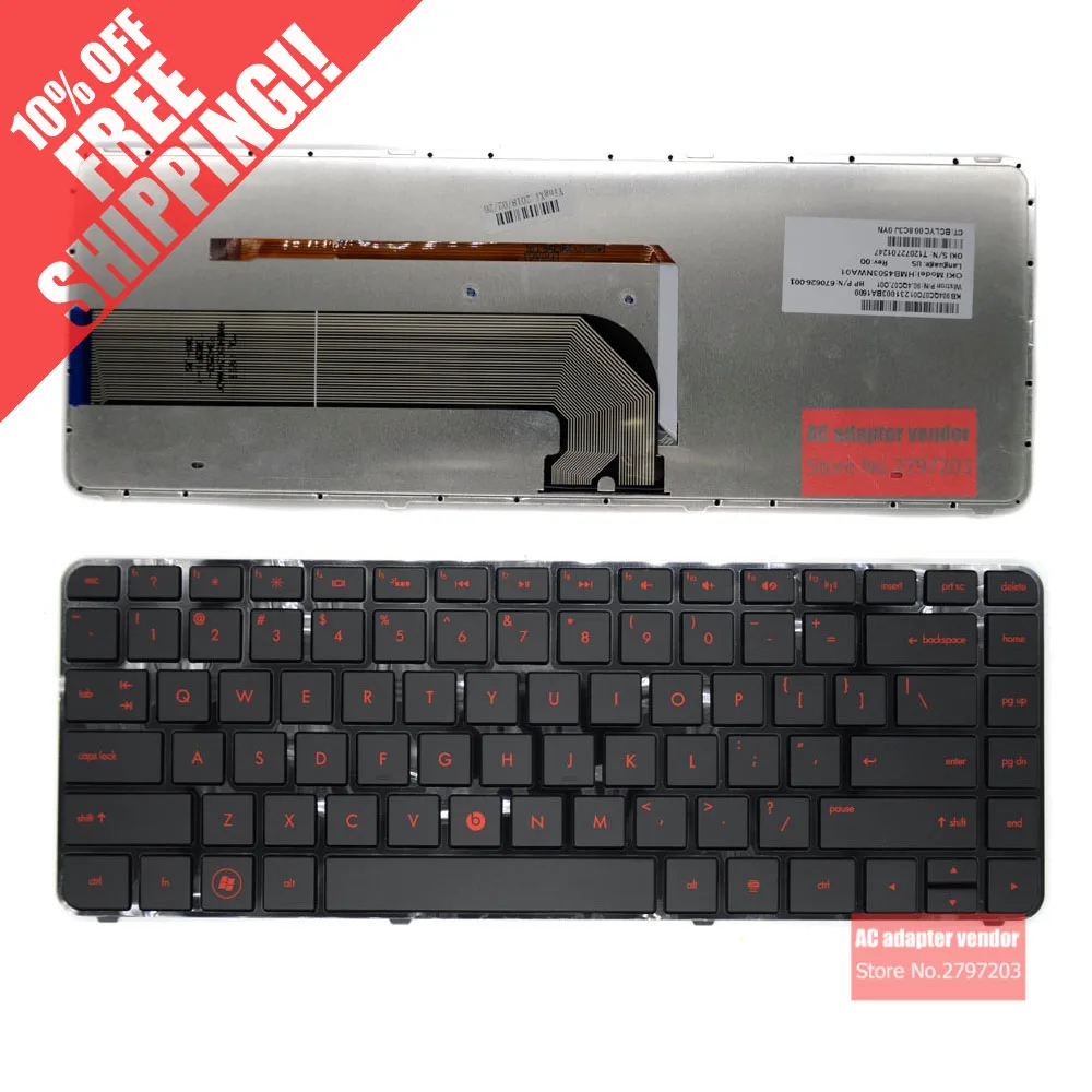 NEW Replace FOR HP DM4-3000 DV4-3025TX 3024TXHSTNN-F09C W101 backlight laptop Built-in keyboard