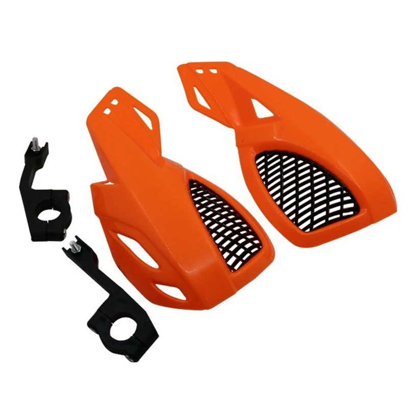 Motorcycle Hand Guard Handguard Shield Windproof Motorbike Motocross or Most of the Motorcycles Bikes Choppers Orange