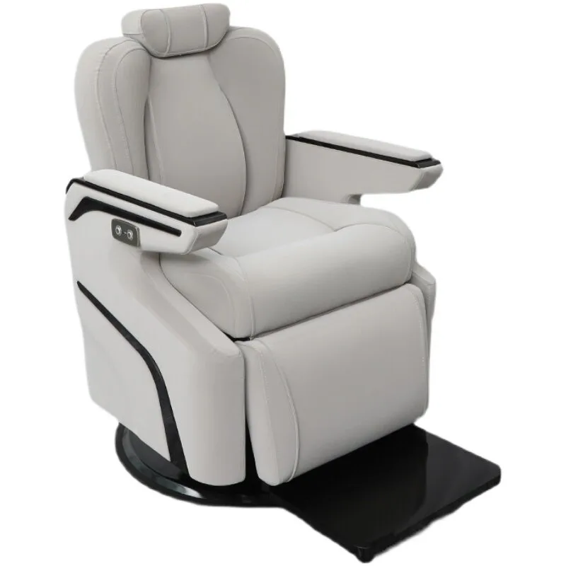 Hair salon chair, reclining physiotherapy barber beauty salon chair, lifting large chassis hair cutting chair