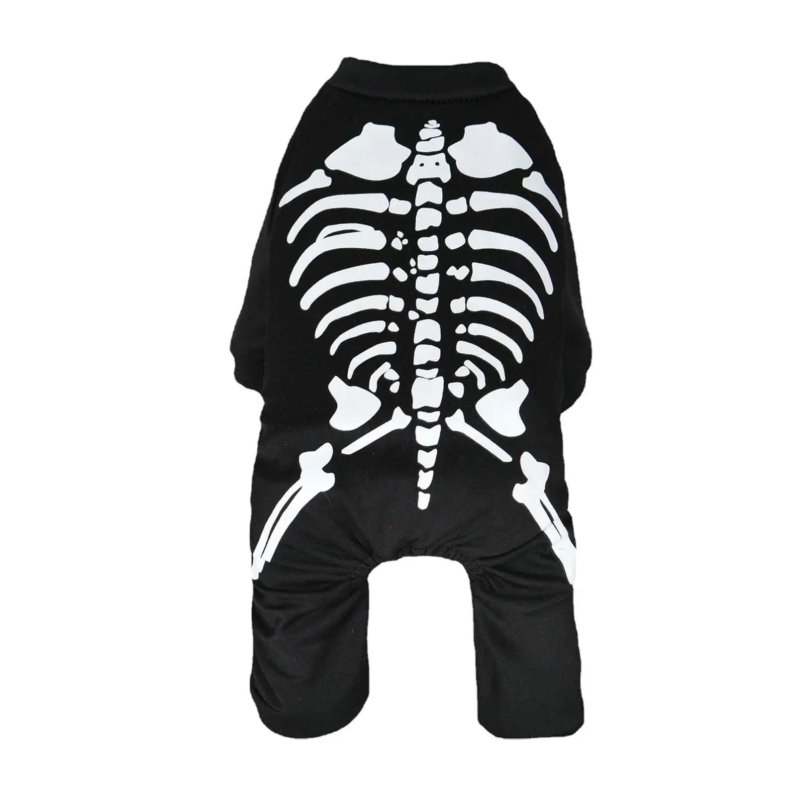 Halloween Skeleton Dog Costume Cosplay Outfit Pet Clothes Fancy Dress Pets Puppy Beauty Contests Photoshoots Props