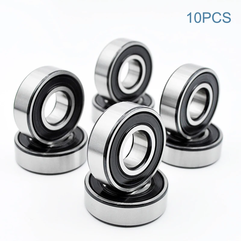 2/10pcs 6202 2RS ZZ 15*35*11mm 2Z DDU 6202ZZ Inner Diameter 15mm Chrome Steel Deep Groove Ball Bearings