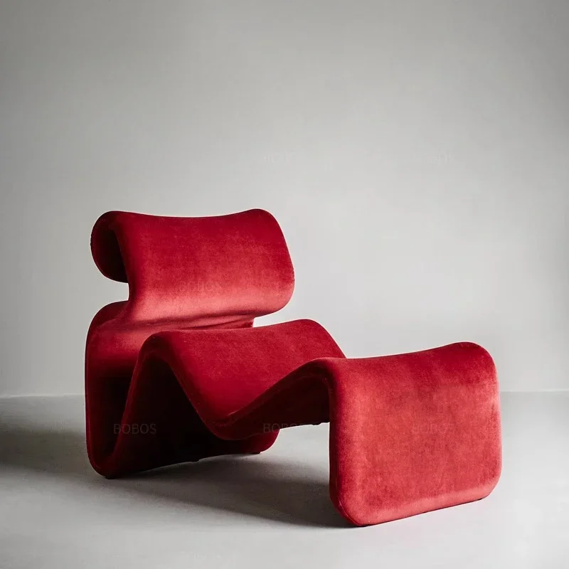 

Art living room reception chair special-shaped streamer single lazy sofa leisure recliner