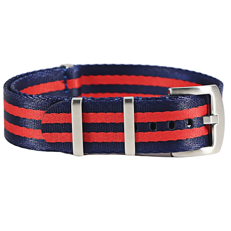 Bracelet de montre en nylon de qualité supérieure, ceinture de sécurité, bracelet de montre, sport de type universel, remplacement de bracelet de