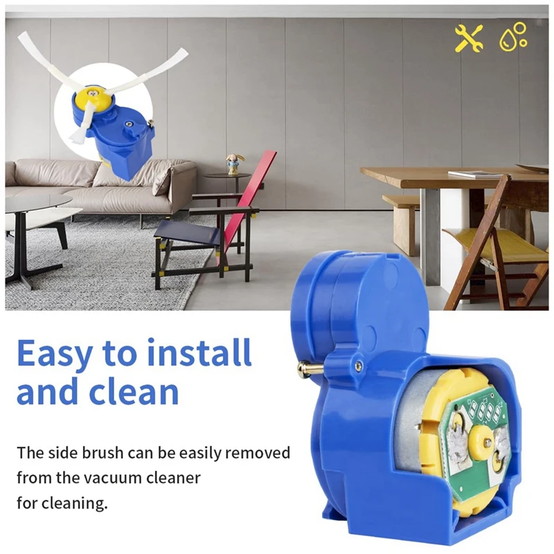 وحدة محرك الفرشاة الجانبية لـ Irobot Roomba 500 600 700 800 900 I3 Series جهاز آلي لتنظيف الأتربة استبدال وحدة المحرك