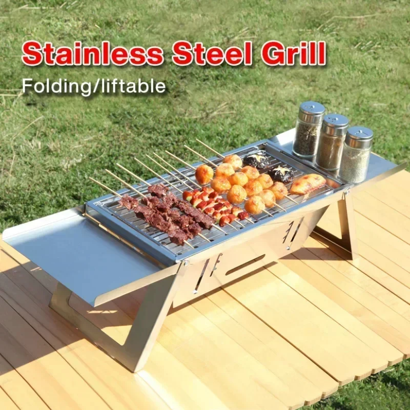Pemanggang BBQ Portabel Baja T - Camping Cooking Set Compact ulasan dan harga
