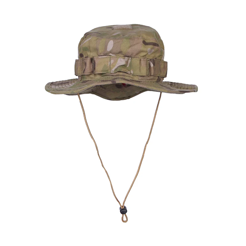 

Tactical Sunshade Cap Round Brim Hat Boonie Sun Protection Headwear Outdoor Hiking Camping Fishing Sports Sports