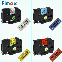 Fimax 231 231L1 Compatible For TZe-231 TZe 231L1 TZ221L1  Colorful Laser 12mm Label Tape For Brother Labeller  P-Touch H110