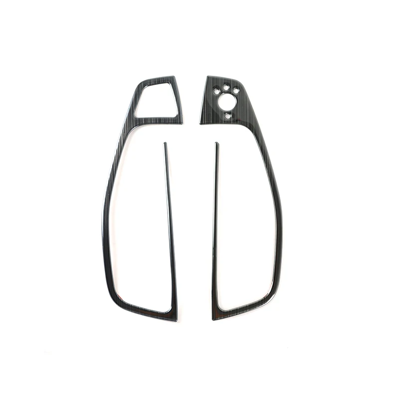 Stainless Steel Window Glass Lifting Buttons Frame Decoration Cover Trim For Audi A6 C7 2012-2018 LHD Car Styling Interior