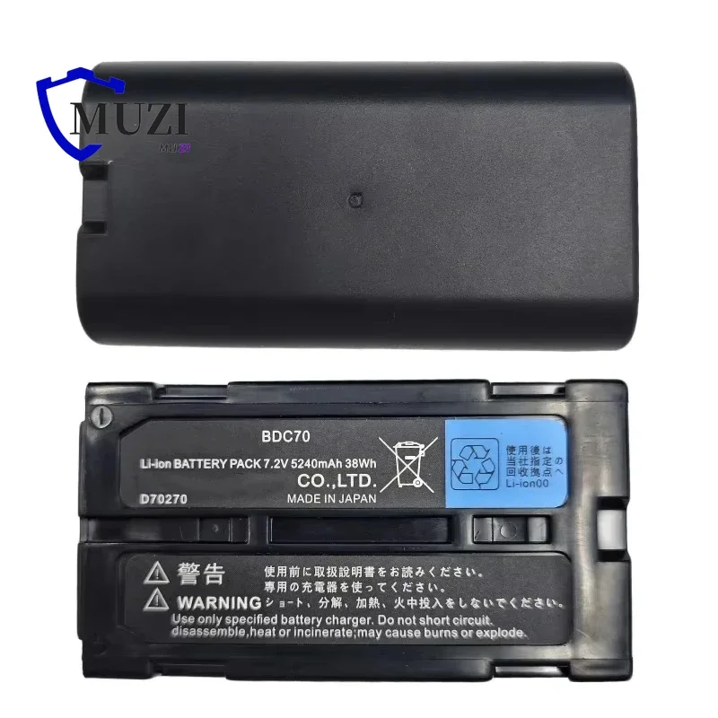 5pcs Wholesale Brand New BDC70 Battery for SokK CX/RX-350 OS/ES for Top Total Station 7.2V 5240mAh Rechargeable Li-ion Battery