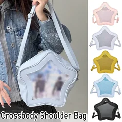 Star Kawaii Backpack PU Leather Ita Bag Backpack Y2k Shoulder Bag Aesthetic Cute Backpack for Wedding Party Proms