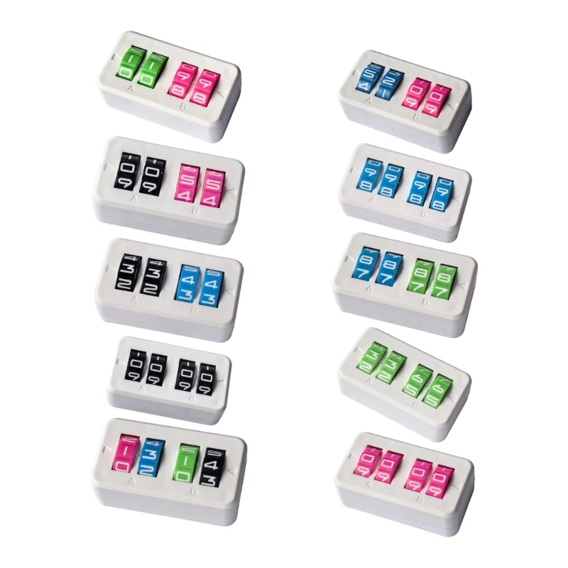Classroom Contest Score Board with Manual Number Display for Desk Use