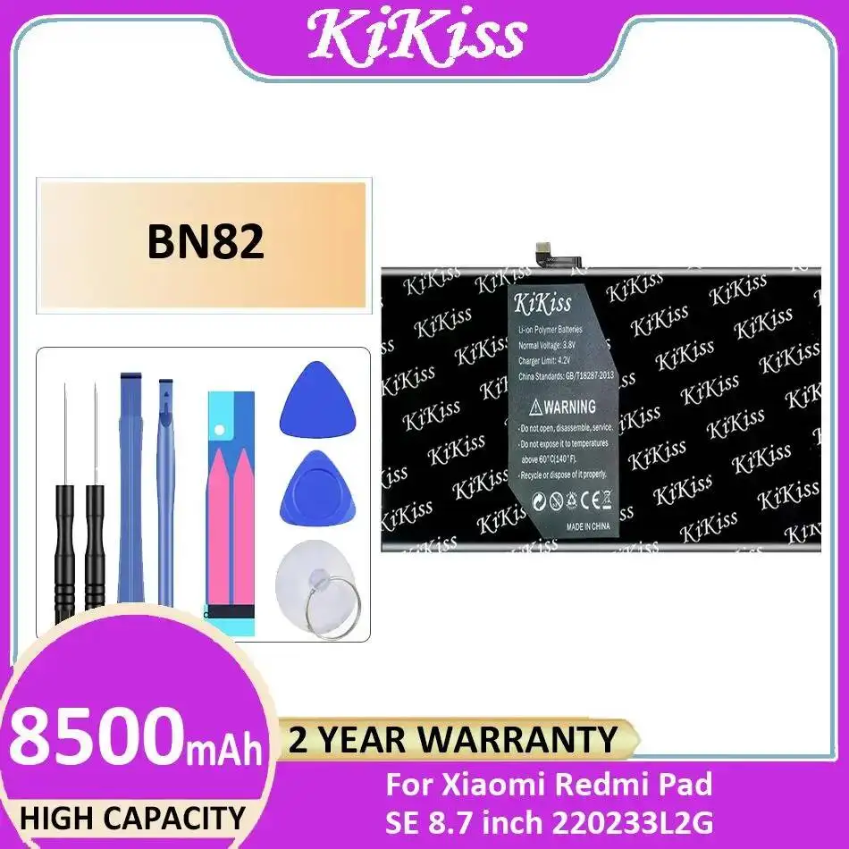 

BN82 Tablet Battery For Xiaomi Redmi Pad SE 8.7 Inch 220233L2G 8500mAh Long-Lasting
