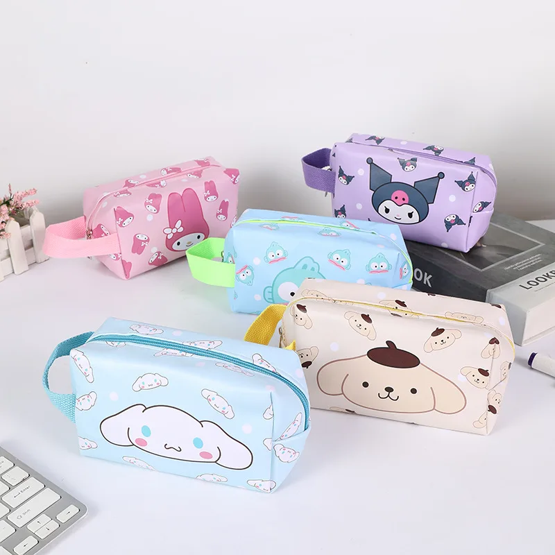 10pcs/lot Sanrio Melody Hangyodon Portable Pencil Case Cute Pencil Bag Cosmetic Bags Stationery Pouch Gift School Supplies Gifts