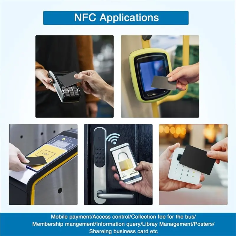 【HOT A69Z!】 Black Card Electronic Access Card Mobile Business Card Electronic Access Card