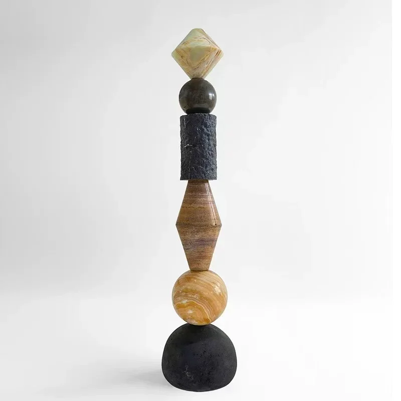 

natural marble villa hotel living room floor-to-ceiling decoration luxury ornament outdoor garden luxury ornament decoration