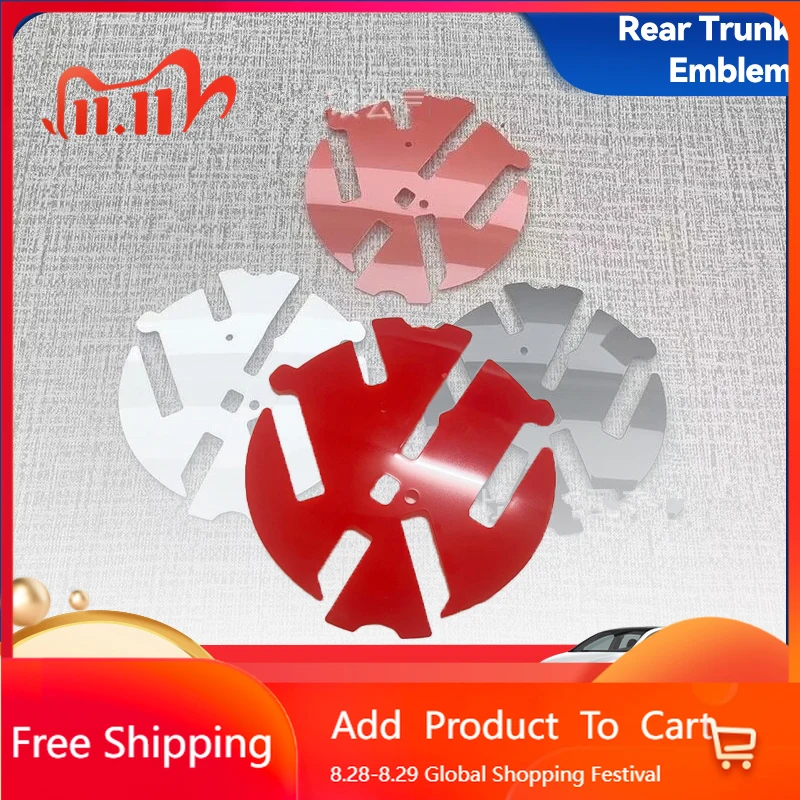 

VW 2026 Лидер продаж для Volkswagen VW эмблемы автомобильный мусор 1 шт. 110 мм черный/красный/белый задний логотип автомобиля фон для Golf 6/7/7,5/Polo/Passat