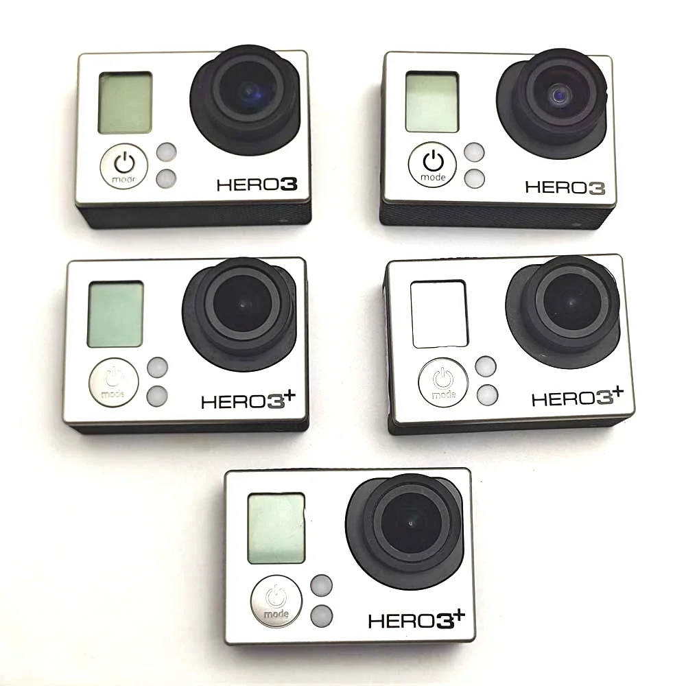 A Set for GoPro HERO 3+ Hero3 Silver Black Edition Action Sport Camera Accessory + Battery+ Charging Data Cable Repair Part