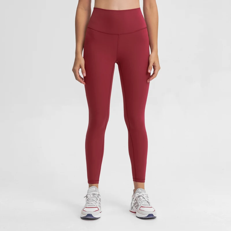 Nepoagym 7/8 EXPLORING Naked Feel Women Yoga Leggings Brushed Fabric Booty Yoga Pants Workout Tights for Sports Fitness