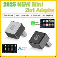 2025 New Smart Wireless CarPlay Android Auto Adapter Hassle-Free Plug&Play Stable BT WiFi Connect OTA Updates Fit 99% Vehicle