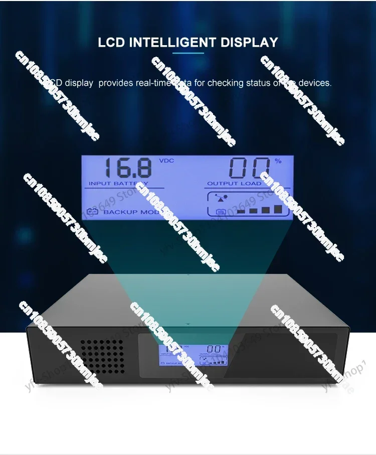 Manufacturer Mini Uninterrupted Power Supply POE15V 24V Selectable 12V 52V 48V DC UPS