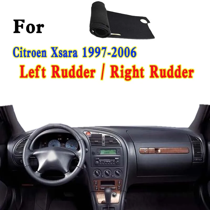 For Citroen Xsara Mk2 N0 N1 N2 N3 Car-Styling Dashmat Dashboard Cover Instrument Panel Insulation Sunscreen Protective Pad