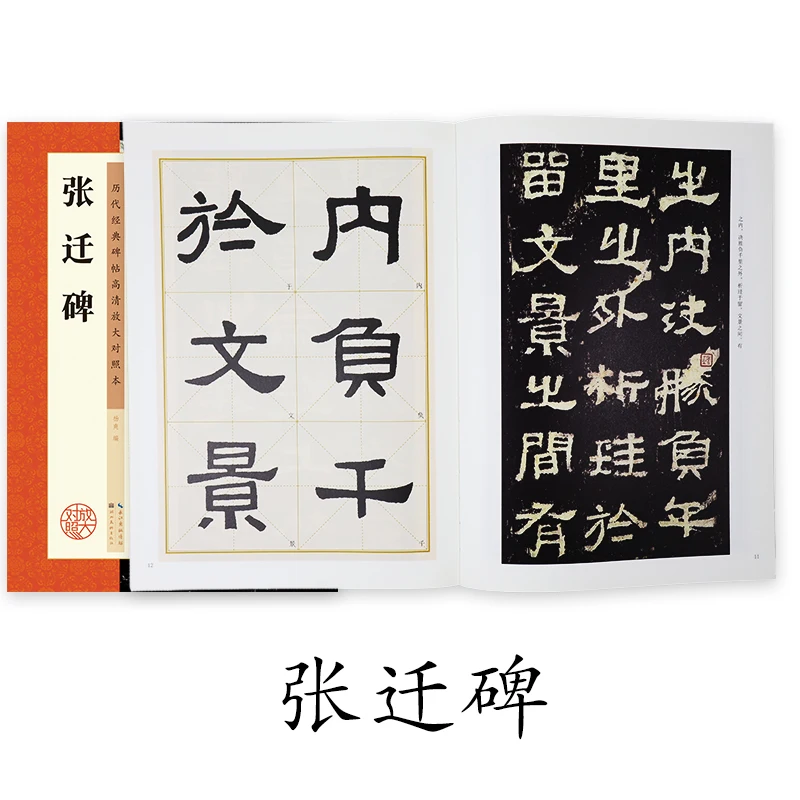 Zhang Qian Stele Textbooks Chinese Calligraphy Brush Copybook Inscriptions Writing Adult Beginners Learn Practice Tutorial Book