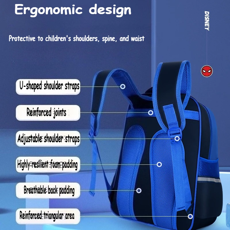 حقيبة ظهر سبايدرمان للأطفال، حقيبة ظهر للأولاد، حقيبة ظهر للأطفال في رياض الأطفال، هدية كرتونية مقاومة للماء لعيد الهالوين #2