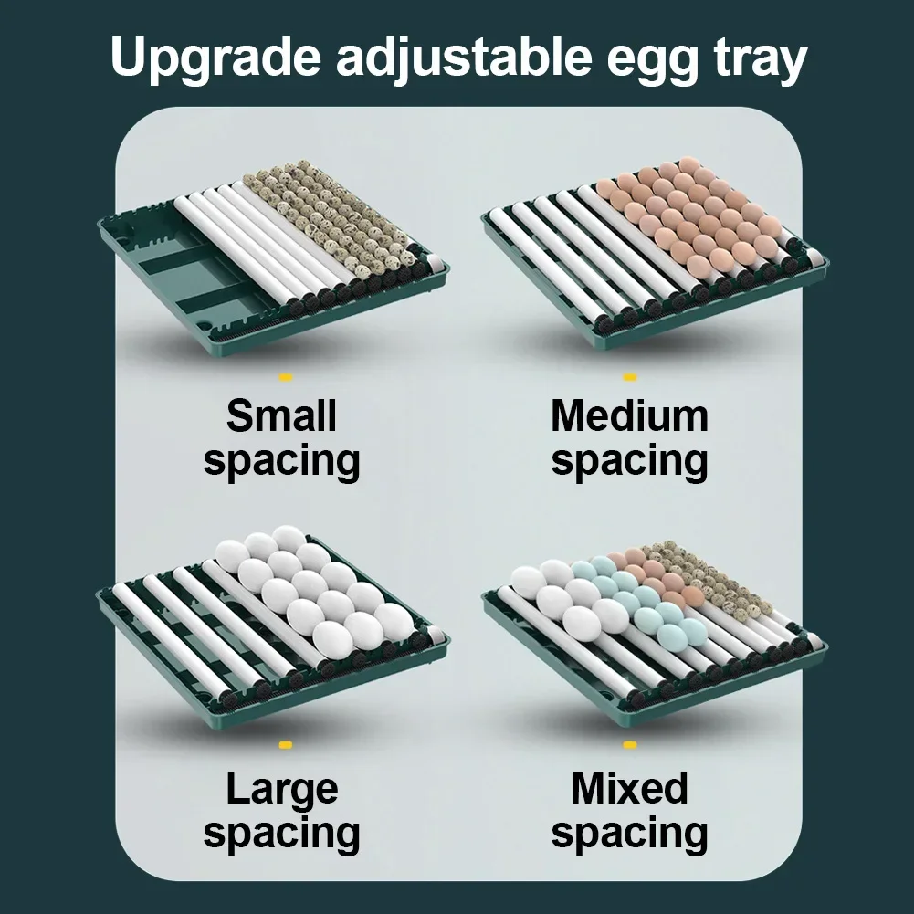 Imagem -03 - Totalmente Automático Turning Egg Incubadora Brooder Hatcher Turner Incubação Ferramenta Farm Bird Codorna Frango Aves Brooder 12