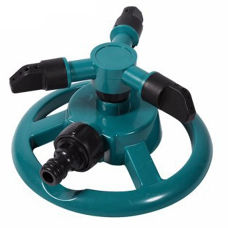 

Garden Sprinklers Water Durable Rotary Three Nozzle Pipe Hose Sprinkler 360 Degree Automatic Rotating Water Sprinkler