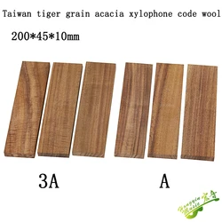 Taiwan KOA tiger grain acacia wood under code wool board under drive code guitar bridge handmade production of wood material