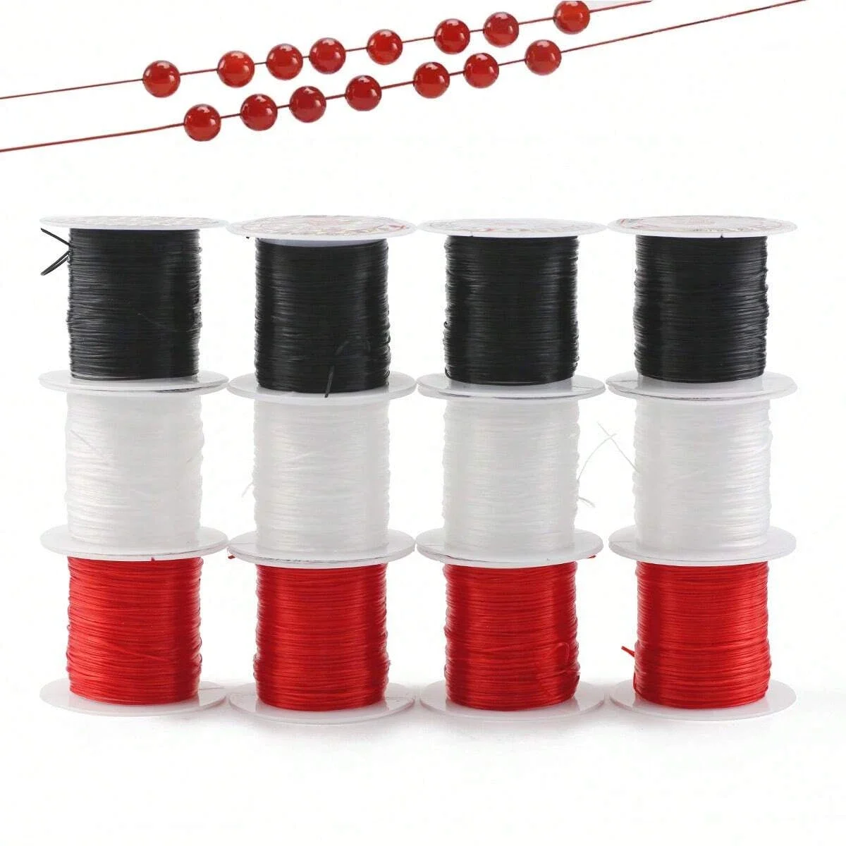 1/25Rolls Strong Elastic Crystal Beading Cord 1mm for Bracelets Stretch Thread String Necklace DIY Jewelry Making Cords Line