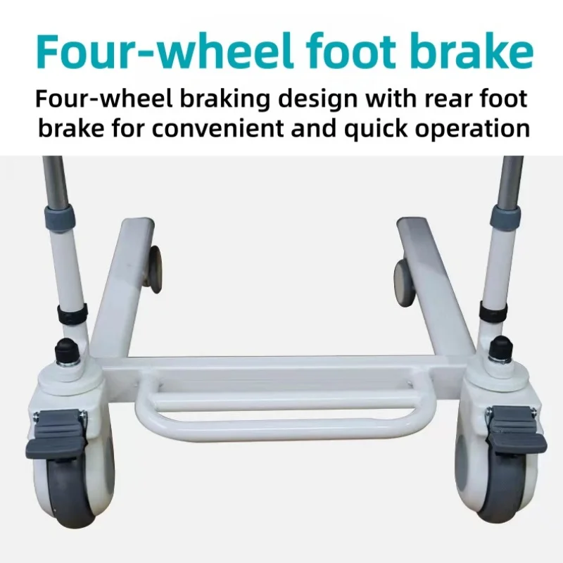 Multi-functional Relocation Machine Disabled Care Lift Toilet Chair Paralyzed Elderly Home Chair Hand-cranked Relocation Device