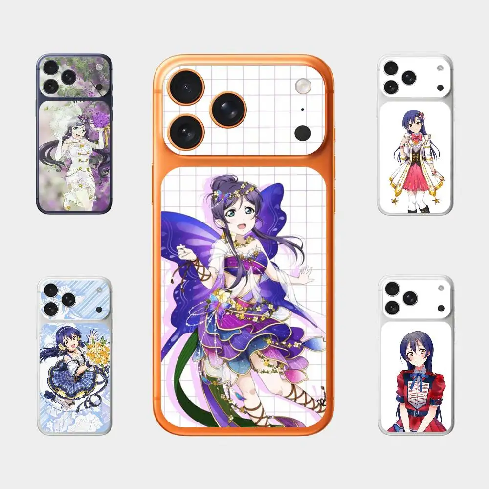 

Anime Cute U-Umi S-Sonoda For Iphone 17 Pro Max Back Protective Decorative Sticker Back Cover