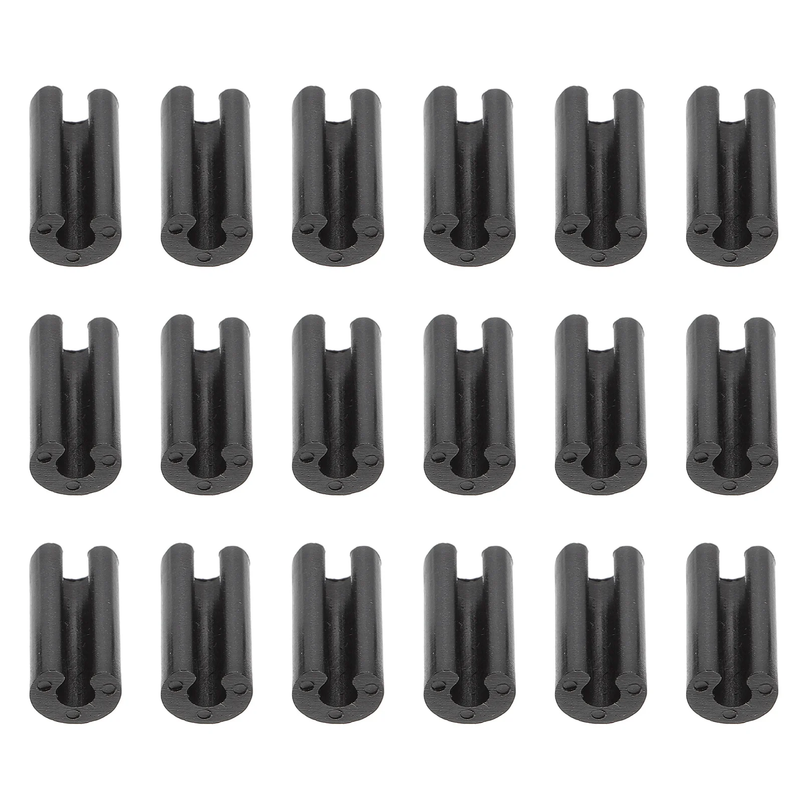 100 قطعة المضادة للانزلاق وسادة شبكة أقدام بلاستيكية ل بالوعة المطبخ استنزاف غطاء أرفف بالوعة سلك واقية رف قدم دائم مقاوم للماء #5