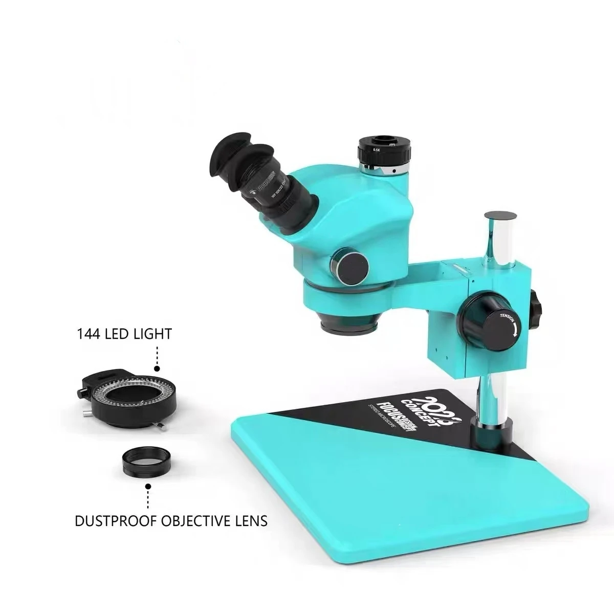2025 7-50X 144 Adjustable LED Lights Portable Rf4 Digital Microscope Trinocular for Mobile Repair,microscope for Electronics