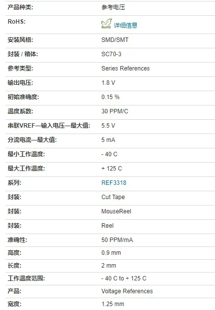 10 ピース/ロット REF3318AIDCKR REF3318AIDCK ロゴ R18 SC70-3 新オリジナル在庫あり