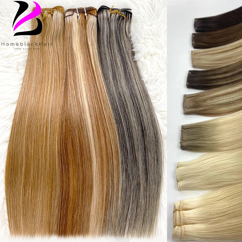 Hair Extension 100% Human Hair UnprocessedRemy Weave Bundles Natural Black 613 Raw Vendor Vietnam Hair Bundles Honey Straight