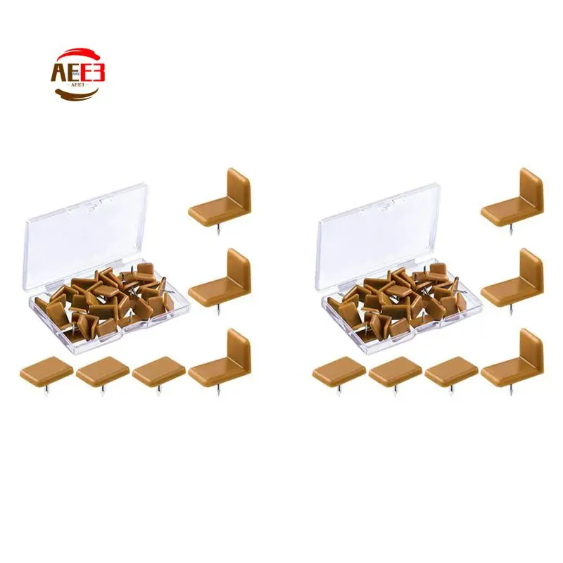 

AEE3-Plastic Drawer Glides And Slides Drawer Stoppers, Tack-In Drawer Tack Glide Plastic For Repairing Dressers, 60 Pcs