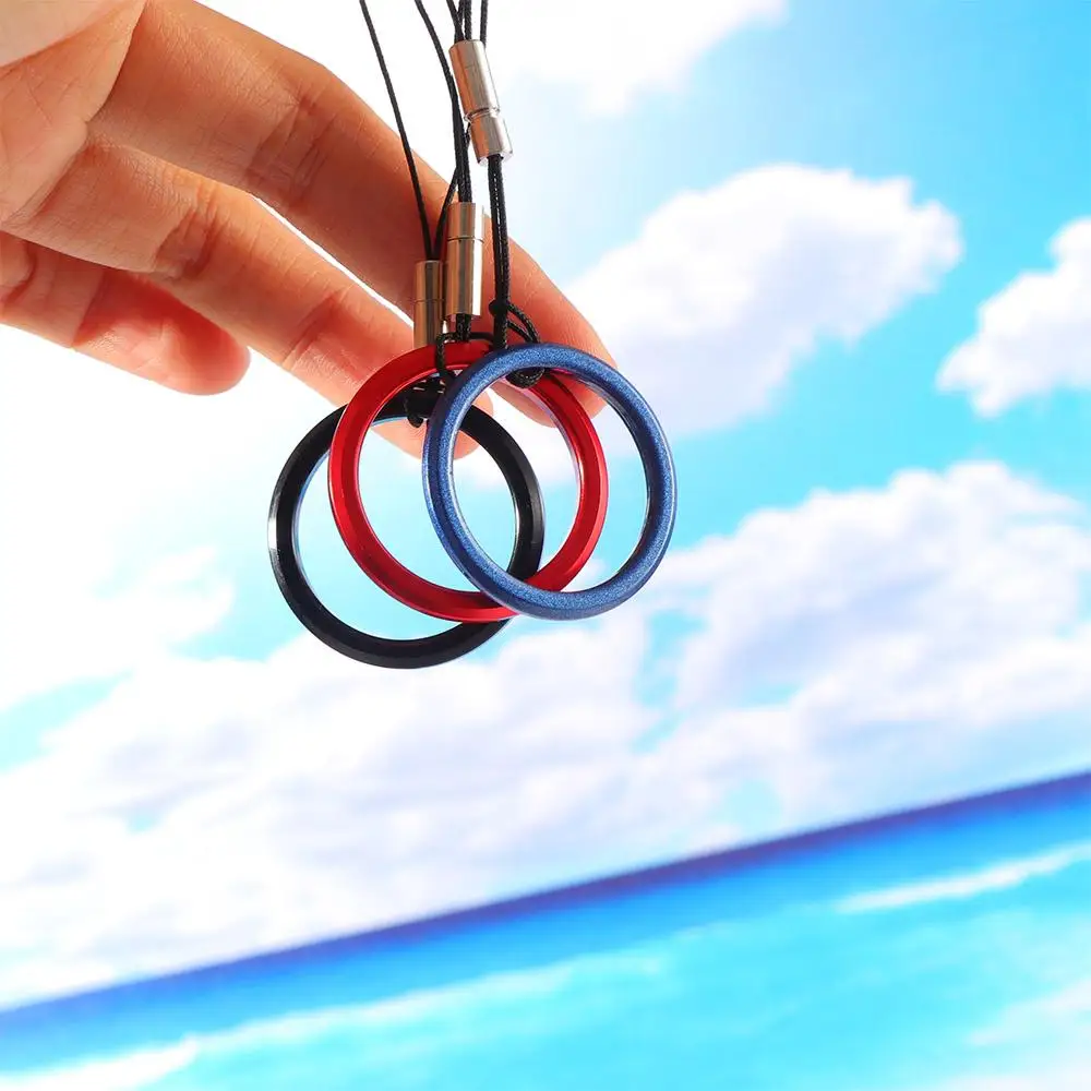 Chain Loop Cords Detachable Keychain Anti-lost Lanyard Finger Ring Buckle Phone Strap Wrist Rope