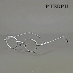 New Korean gm Eyeglass Titanium Retro Optical Glasses Frames For Men Women Small Eyeglasses Frames Prescription Myopia Eyewear