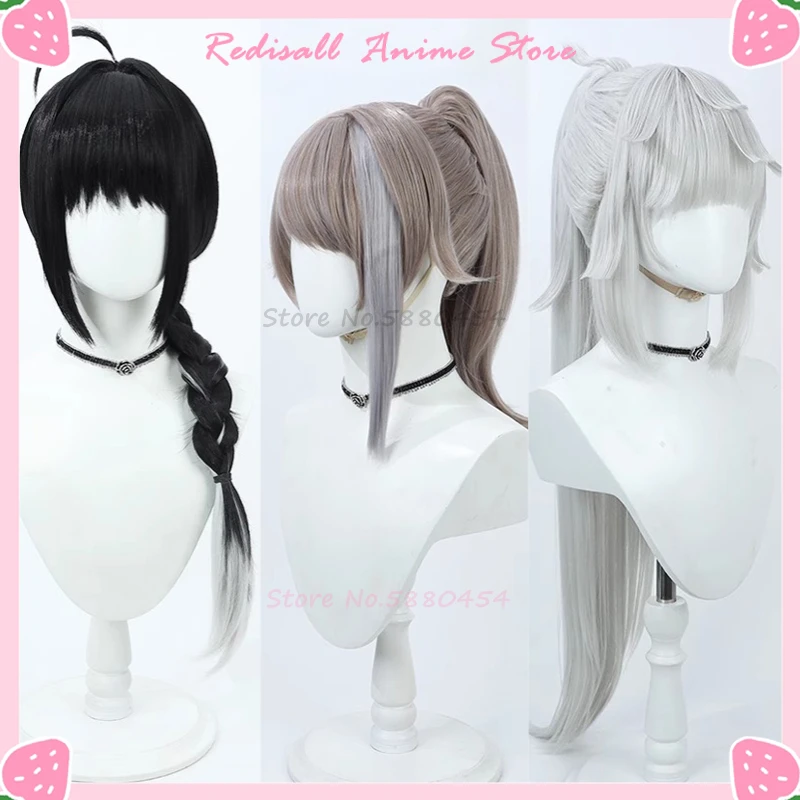 

Remnant Archer Cosplay Yui Shosetsu Wig Ousu no Mikoto Ponytail 2023 Game Heat Resistant Synthetic Hair