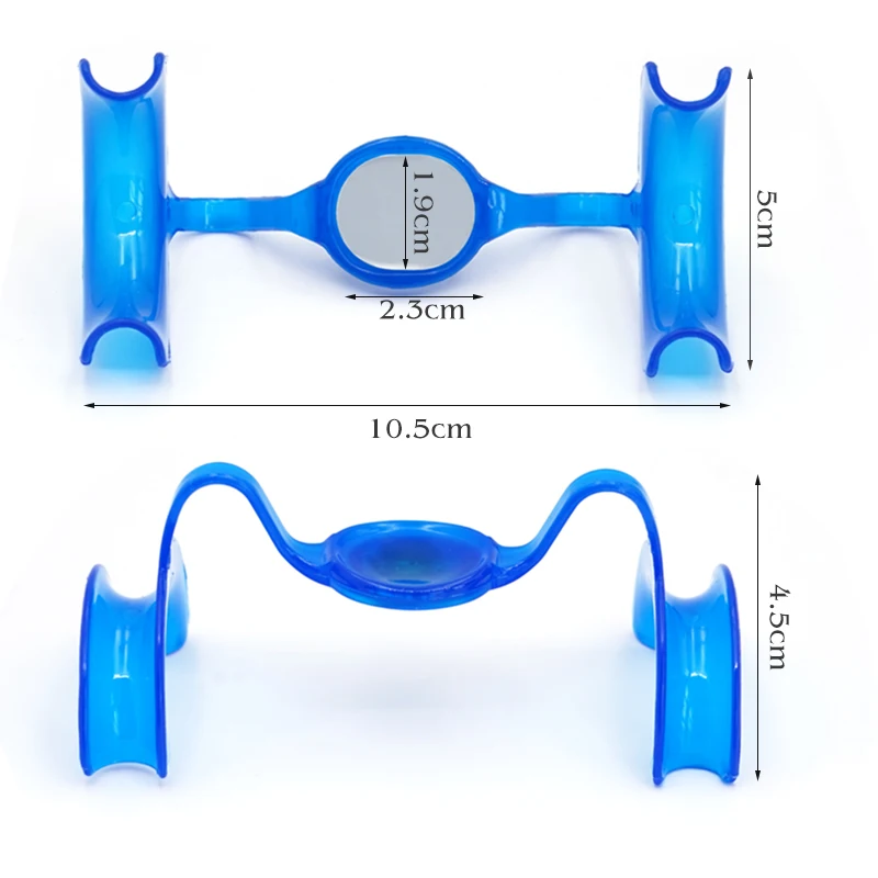 2 Stuks M Type Mondopener Met Spiegel Wang Lip Retractor Expanders Voor Orthodontische Tanden Bleken Mondverzorging Tandarts Tool