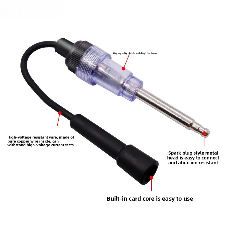 Car Spark Plug Tester Diagnostic Tools Engine Start Test In-Line Igniton Troubleshooting Kit Truck Trailer 4x4 Auto Accessories