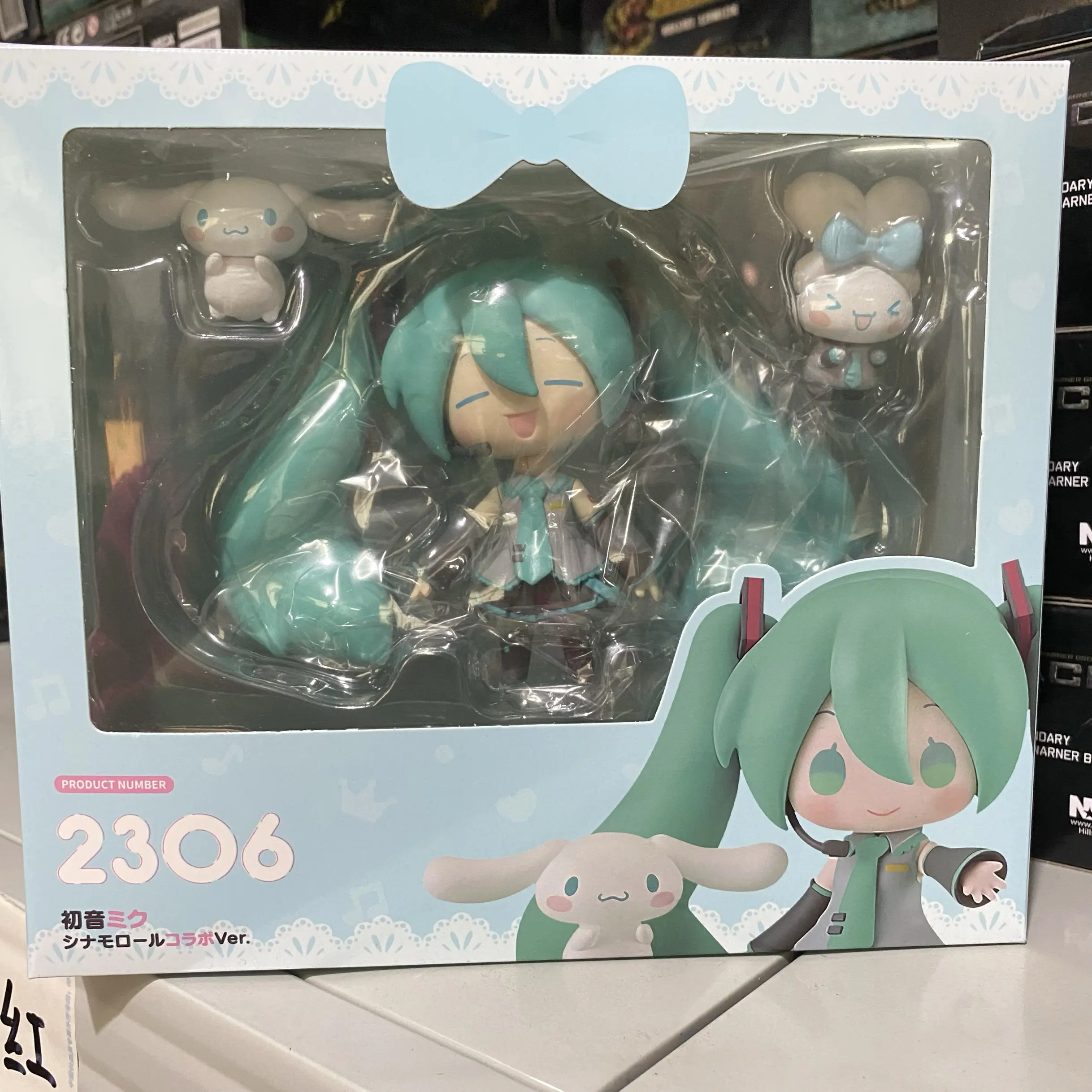 

Domestic GSC Nendoroid #2306 Hatsune Miku Cinnamoroll Customizable Face And Movable Figure Desktop Ornament For Girl's Gift