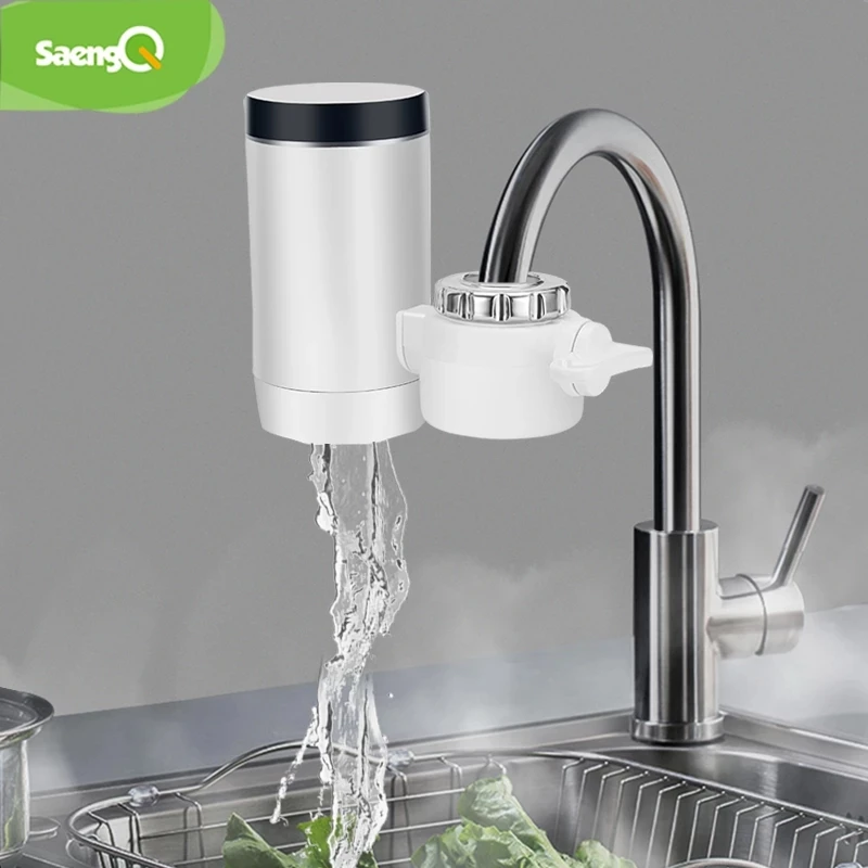 saengQ Kitchen Electric Water Heater Tap Instant Hot Water Faucet Heater Cold Heating Faucet Tankless Instantaneous Water Heater