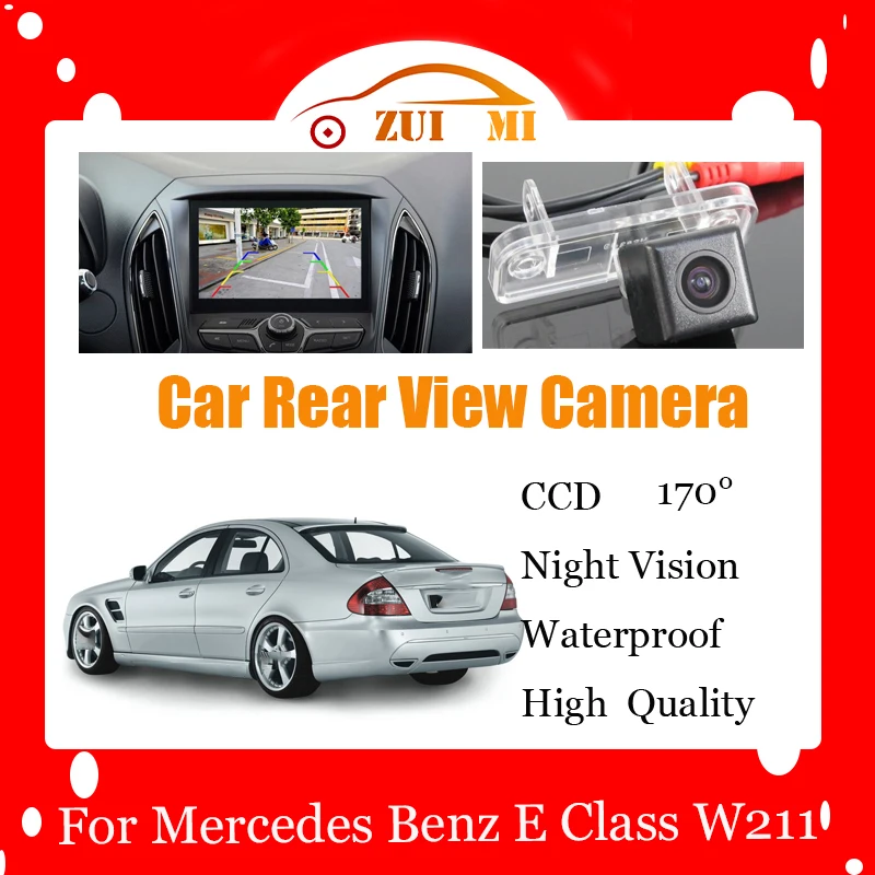 

Car Reverse Rear View Camera For Mercedes Benz E Class W211 2002~2008 Waterproof CCD Full HD Night Vision Backup Parking Camera