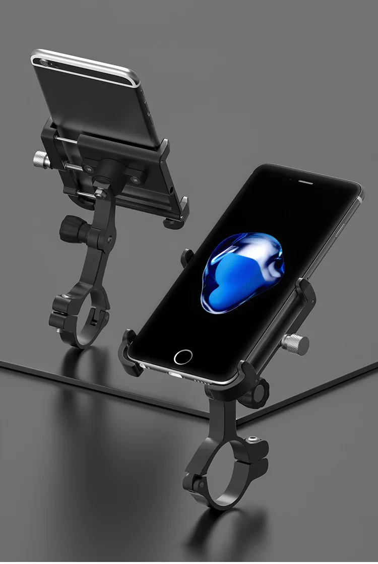 GUB P10 Fahrrad-Telefonhalter, Halterung aus Aluminiumlegierung, Motorrad-Fahrradständer, Halterung, Lenkerclip für 55–100 mm – Detail 16